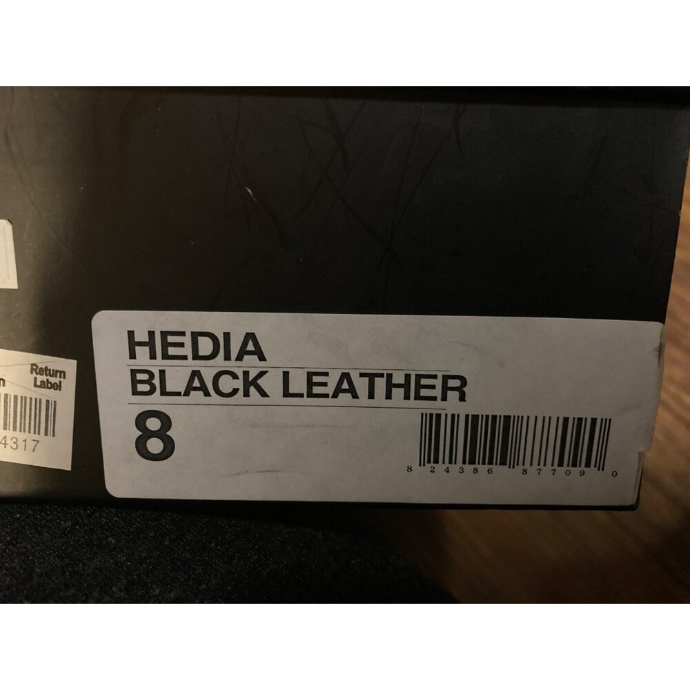 Steve Madden Black Leather Heels Sandals for Women - Size 8 US New In Box - Picture 3 of 3